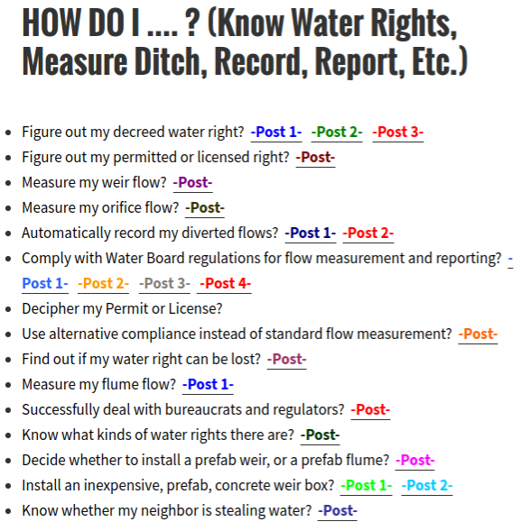 Water Rights Viewer Table Of Contents For All Water Rights! – All Water Rights